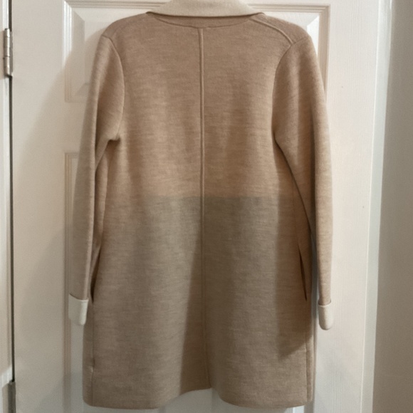 Talbots Merino Wool Long Line Open Front Cardigan, Size Small, Petite - Picture 4 of 5